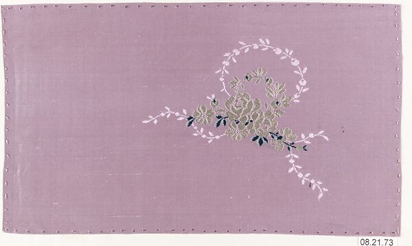 Textile sample, Unknown Designer, Silk 