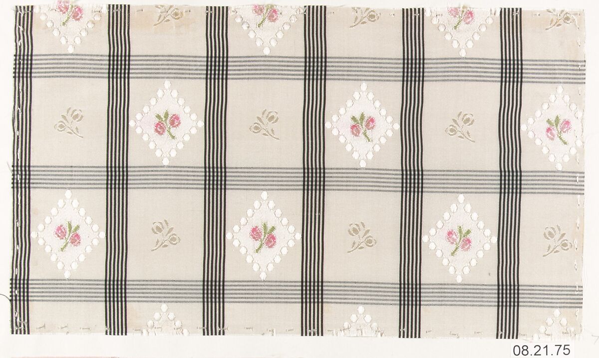 Textile sample, Unknown Designer, Silk 
