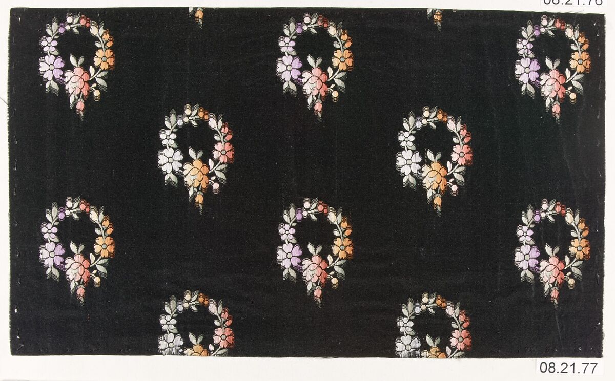 Textile sample, Unknown Designer, Silk 