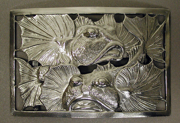 Belt buckle, Anna Wagner (Austrian), Silver, Austrian (Vienna) 