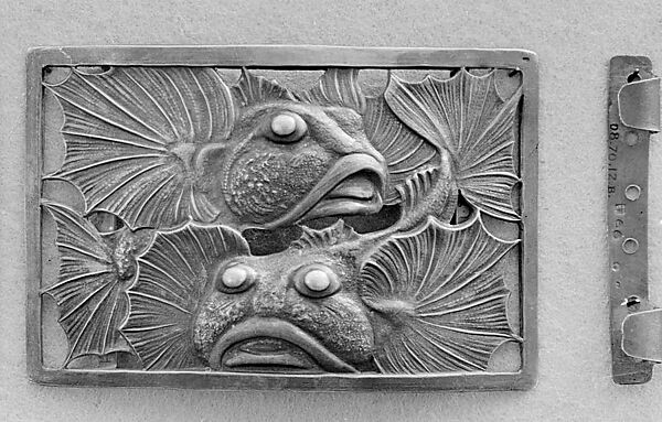 Belt buckle, Anna Wagner (Austrian), Silver, Austrian (Vienna)