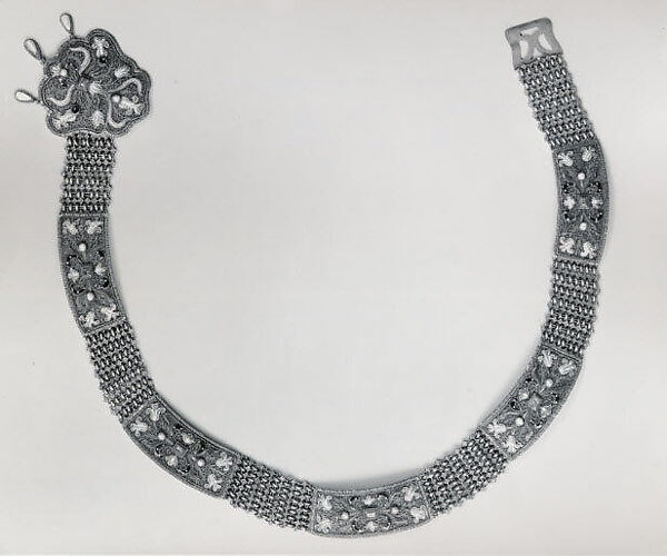 Belt, Móric Wisinger (Hungarian, 1872–1937), Silver-gilt, enamel, Hungarian (Budapest) 