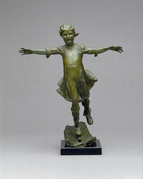 Girl Skating, Mary Abastenia St. Leger Eberle (American, Webster City, Iowa 1878–1942 New York), Bronze 