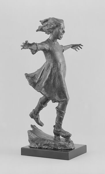 Girl Skating, Mary Abastenia St. Leger Eberle (American, Webster City, Iowa 1878–1942 New York), Bronze
