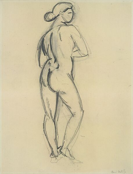 Standing Nude, Henri Matisse (French, Le Cateau-Cambrésis 1869–1954 Nice), Graphite on paper 