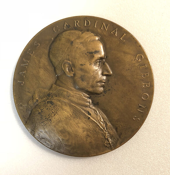 Jubilee of Cardinal Gibbons' Priesthood, Joseph Maxwell Miller (American, Baltimore, Maryland 1877–1933), Bronze, struck 