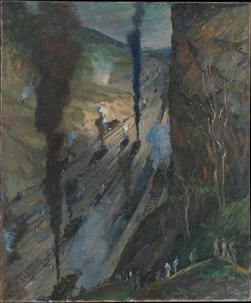The Conquerors (Culebra Cut, Panama Canal), Jonas Lie (American (born Norway) Moss 1880–1940 New York), Oil on canvas 
