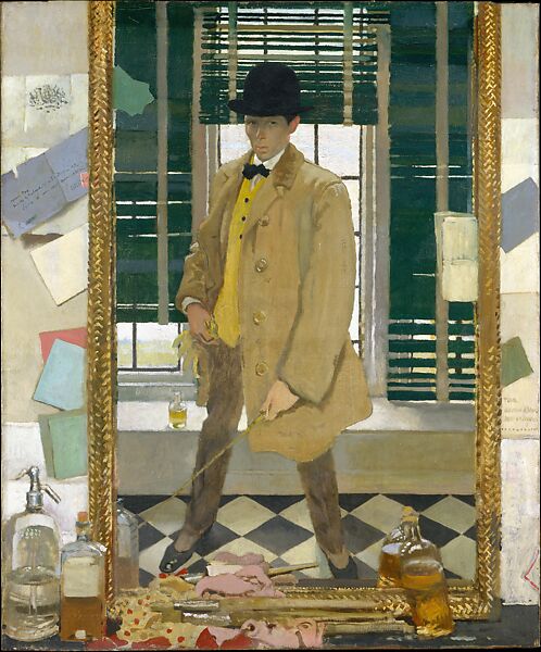 Self-Portrait, William Orpen (British, Stillorgan, Ireland 1878–1931 London), Oil on canvas 