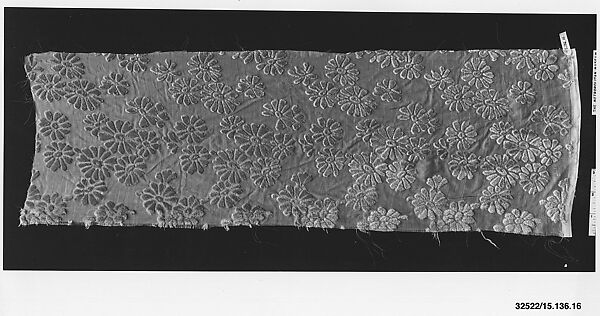 Textile fragment, Unknown Designer, Silk mull 