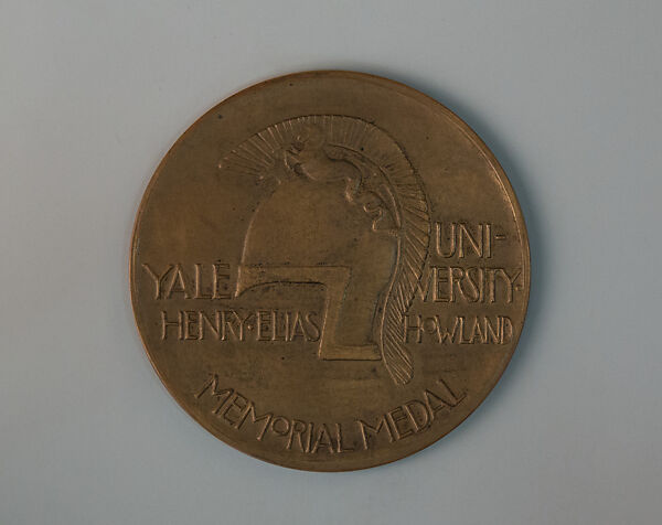Yale University Memorial Prize to Henry Elias Howland, James Earle Fraser (American, Winona, Minnesota 1876–1953 Westport, Connecticut), Bronze