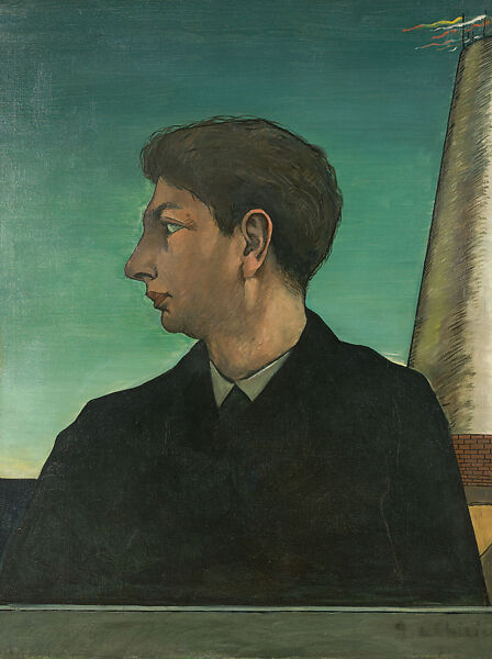 Self-Portrait, Giorgio de Chirico (Italian (born Greece), Vólos 1888–1978 Rome), Oil on canvas 