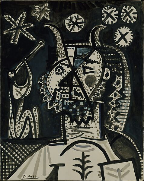 Faun with Stars, Pablo Picasso (Spanish, Malaga 1881–1973 Mougins, France), Oil on canvas 