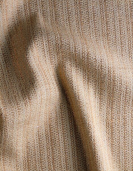Textile sample, Anni Albers (American (born Germany), Berlin 1899–1994 Orange, Connecticut), Plastic, copper foil, chenille 
