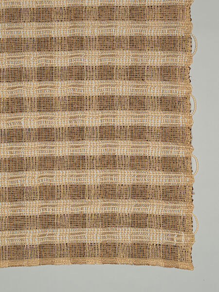 Textile sample, Anni Albers (American (born Germany), Berlin 1899–1994 Orange, Connecticut), Horsehair, jute, cellophane, cotton