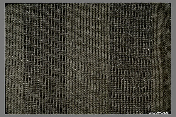 Textile sample, Anni Albers (American (born Germany), Berlin 1899–1994 Orange, Connecticut), Cotton, cellophane, rayon 