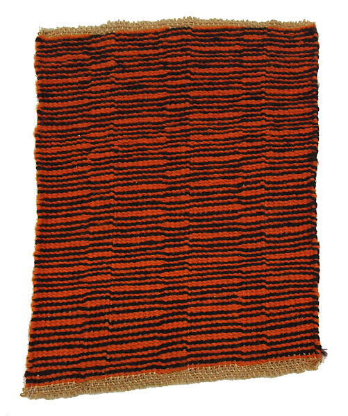 Textile sample, Anni Albers (American (born Germany), Berlin 1899–1994 Orange, Connecticut), Jute, nylon 