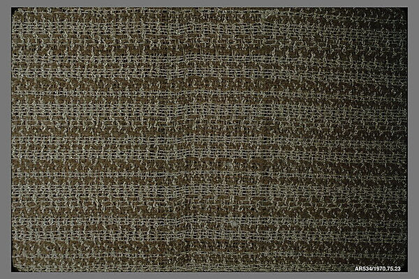 Textile sample, Anni Albers (American (born Germany), Berlin 1899–1994 Orange, Connecticut), Rayon, linen 