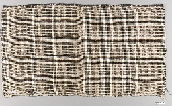Textile sample, Anni Albers (American (born Germany), Berlin 1899–1994 Orange, Connecticut), Jute and cotton 