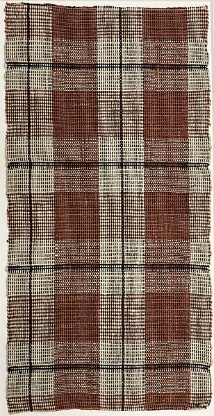 Textile sample, Anni Albers (American (born Germany), Berlin 1899–1994 Orange, Connecticut), Linen and cotton 