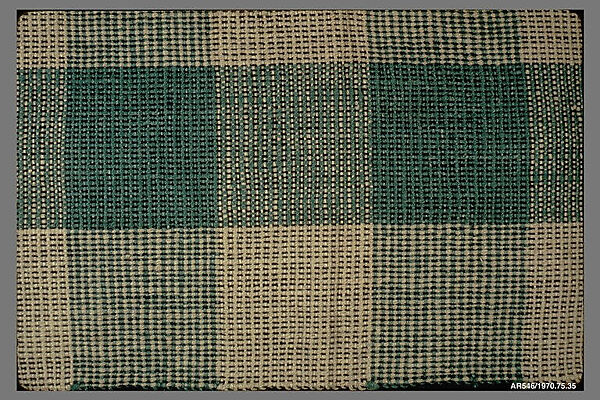 Textile sample, Anni Albers (American (born Germany), Berlin 1899–1994 Orange, Connecticut), Cotton and linen 