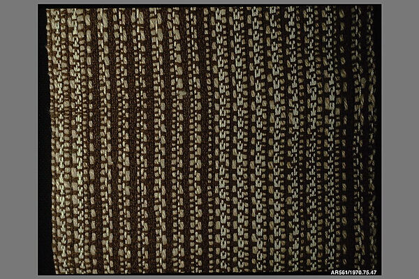 Textile sample, Anni Albers (American (born Germany), Berlin 1899–1994 Orange, Connecticut), Cotton and jute 