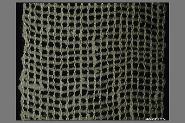 Textile sample, Anni Albers (American (born Germany), Berlin 1899–1994 Orange, Connecticut), Linen and synthetic 