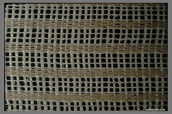 Textile sample, Anni Albers (American (born Germany), Berlin 1899–1994 Orange, Connecticut), Linen and jute 