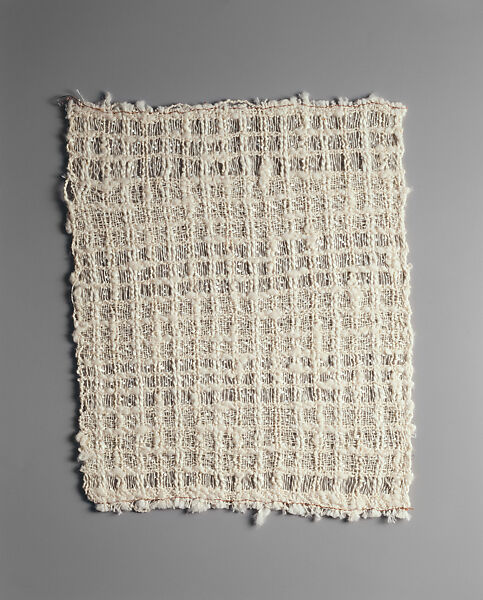 Textile sample, Anni Albers (American (born Germany), Berlin 1899–1994 Orange, Connecticut), Cotton and cellophane 