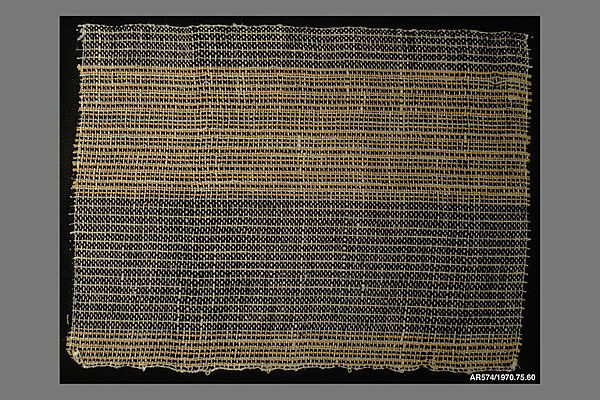 Textile sample, Anni Albers (American (born Germany), Berlin 1899–1994 Orange, Connecticut), Linen and cotton 