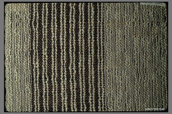 Textile sample, Anni Albers (American (born Germany), Berlin 1899–1994 Orange, Connecticut), Cotton and linen 