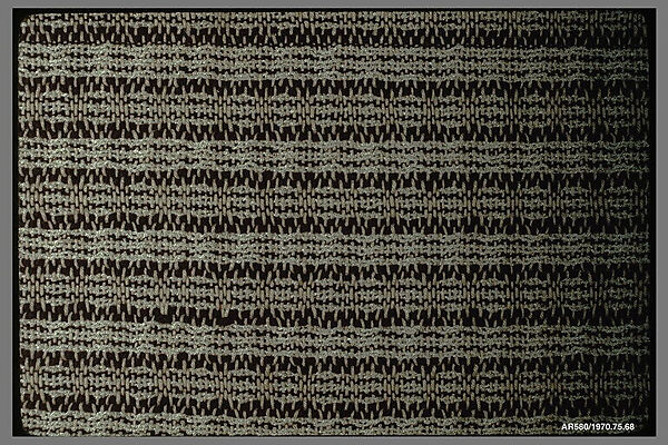 Textile sample, Anni Albers (American (born Germany), Berlin 1899–1994 Orange, Connecticut), Cotton and rayon 