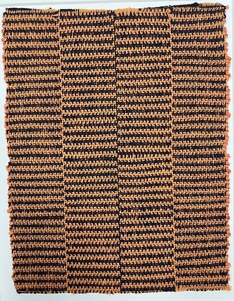 Textile sample, Anni Albers (American (born Germany), Berlin 1899–1994 Orange, Connecticut), Cotton and linen 