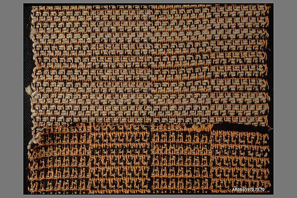 Textile sample, Anni Albers (American (born Germany), Berlin 1899–1994 Orange, Connecticut), Cotton and synthetic 