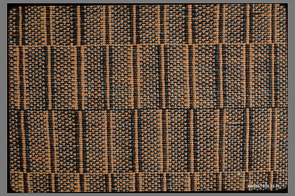 Textile sample, Anni Albers (American (born Germany), Berlin 1899–1994 Orange, Connecticut), Cotton and linen 