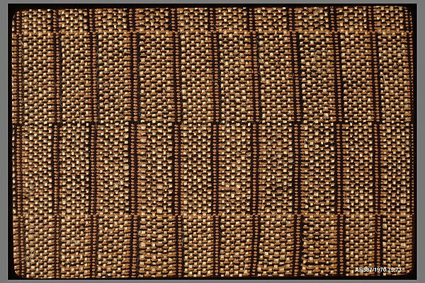 Textile sample, Anni Albers (American (born Germany), Berlin 1899–1994 Orange, Connecticut), Jute and cotton 