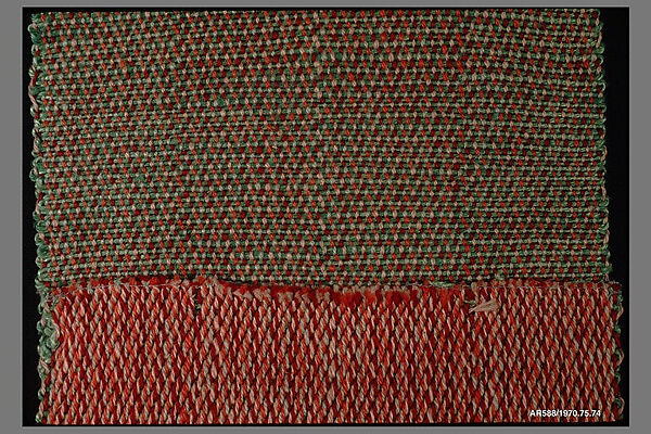 Textile sample, Anni Albers (American (born Germany), Berlin 1899–1994 Orange, Connecticut), Jute and cotton 