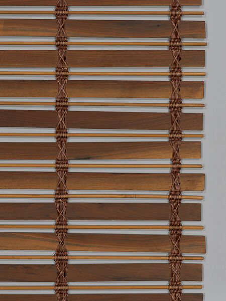 Free Hanging Screen, Anni Albers (American (born Germany), Berlin 1899–1994 Orange, Connecticut), Walnut lath, dowels, waxed harness-maker thread