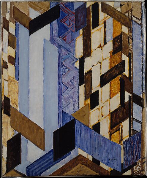 Vertical and Diagonal Planes, František Kupka  Czech, Oil on canvas