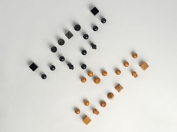 Chess Set, Man Ray (American, Philadelphia, Pennsylvania 1890–1976 Paris), Wood
