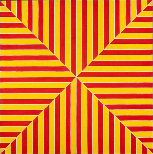 Marrakech, Frank Stella (American, Malden, Massachusetts 1936–2024 New York), Fluorescent alkyd on canvas 