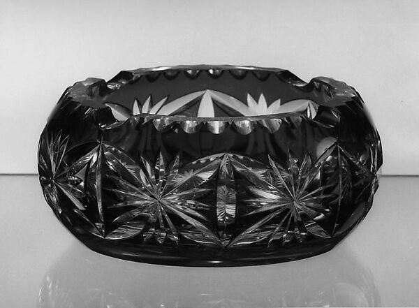 Ashtray, Unknown Designer, Glass, Bohemian 