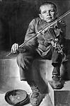 Beggar Boy Playing Violin