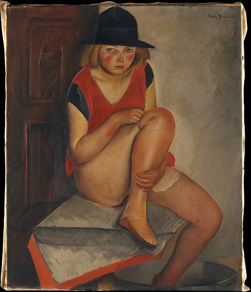 The Model, Boris Grigoriev (Russian, Rybinsk 1886–1939 Cagnes-sur-Mer), Oil on canvas 