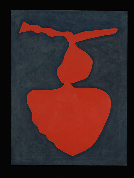 Red Dark Blue, Ellsworth Kelly (American, Newburgh, New York 1923–2015 Spencertown, New York), Oil on canvas 