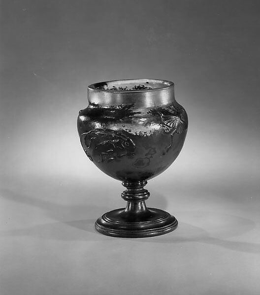 Cup, Emile Gallé (French, Nancy 1846–1904 Nancy), Glass 