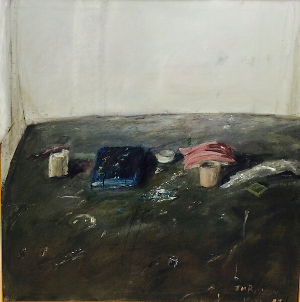Interior No. 6, Klaus Fussmann (German, born Velbert, 1938), Oil, and synthetic resin on canvas 