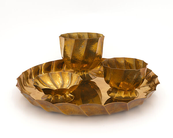 Bowl, Josef Hoffmann (Austrian, Pirnitz 1870–1956 Vienna), Brass