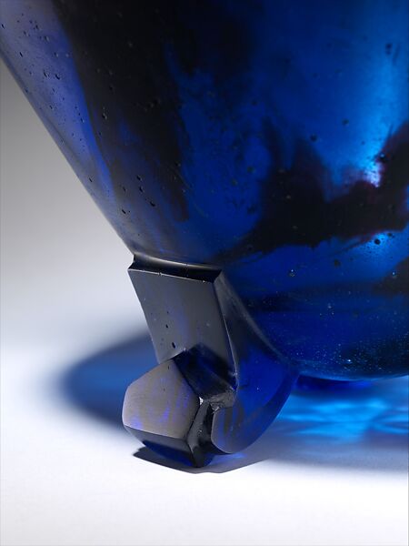 Bowl, François-Emile Décorchemont (French, 1880–1971), Glass