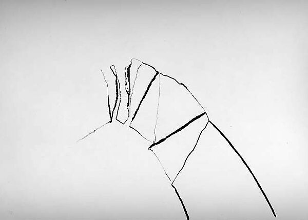 Untitled, Jan Groth (Norwegian, born 1938), Crayon on paper 