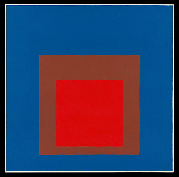 Homage to the Square: On Near Sky, Josef Albers (American (born Germany), Bottrop 1888–1976 New Haven, Connecticut), Oil on Masonite 